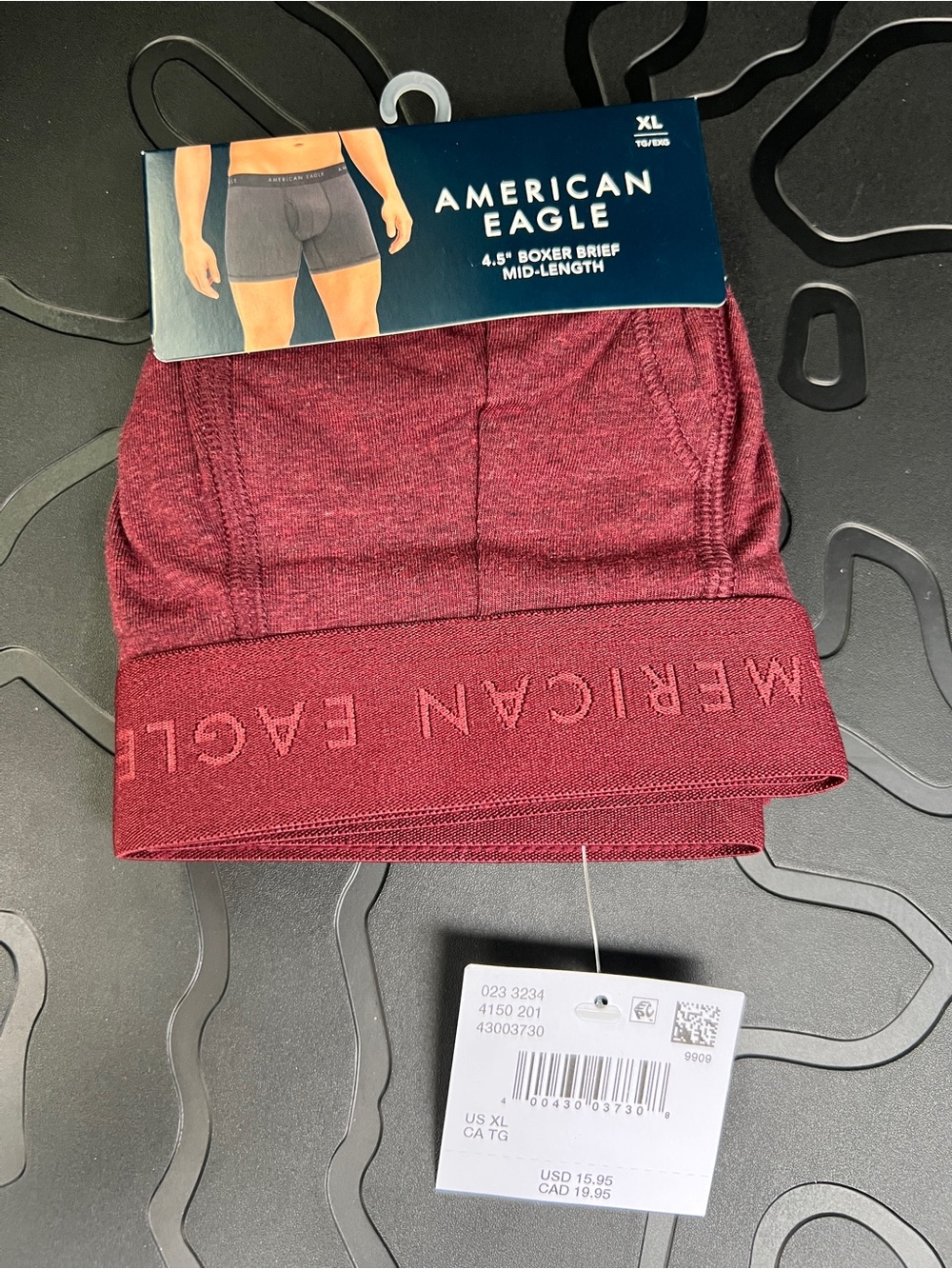 American Eagle Outfitters Men's Maroon Boxer Briefs